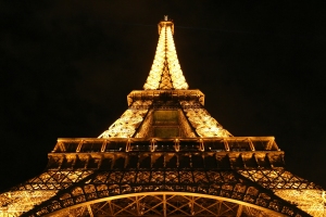 La Tour Eiffel, vue nocturne