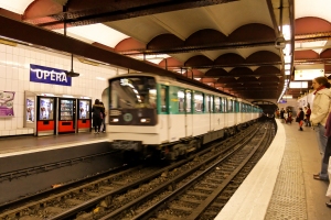 Métro parision, station Opéra